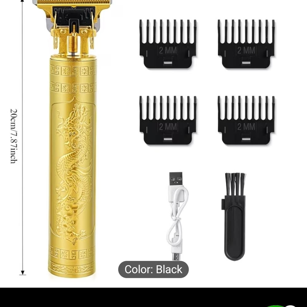 Vintage Gold Dragon Electric Trimmer